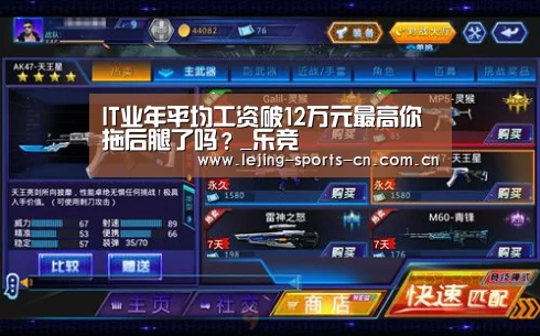IT业年平均工资破12万元最高你拖后腿了吗?_乐竞(图2) 乐竞app